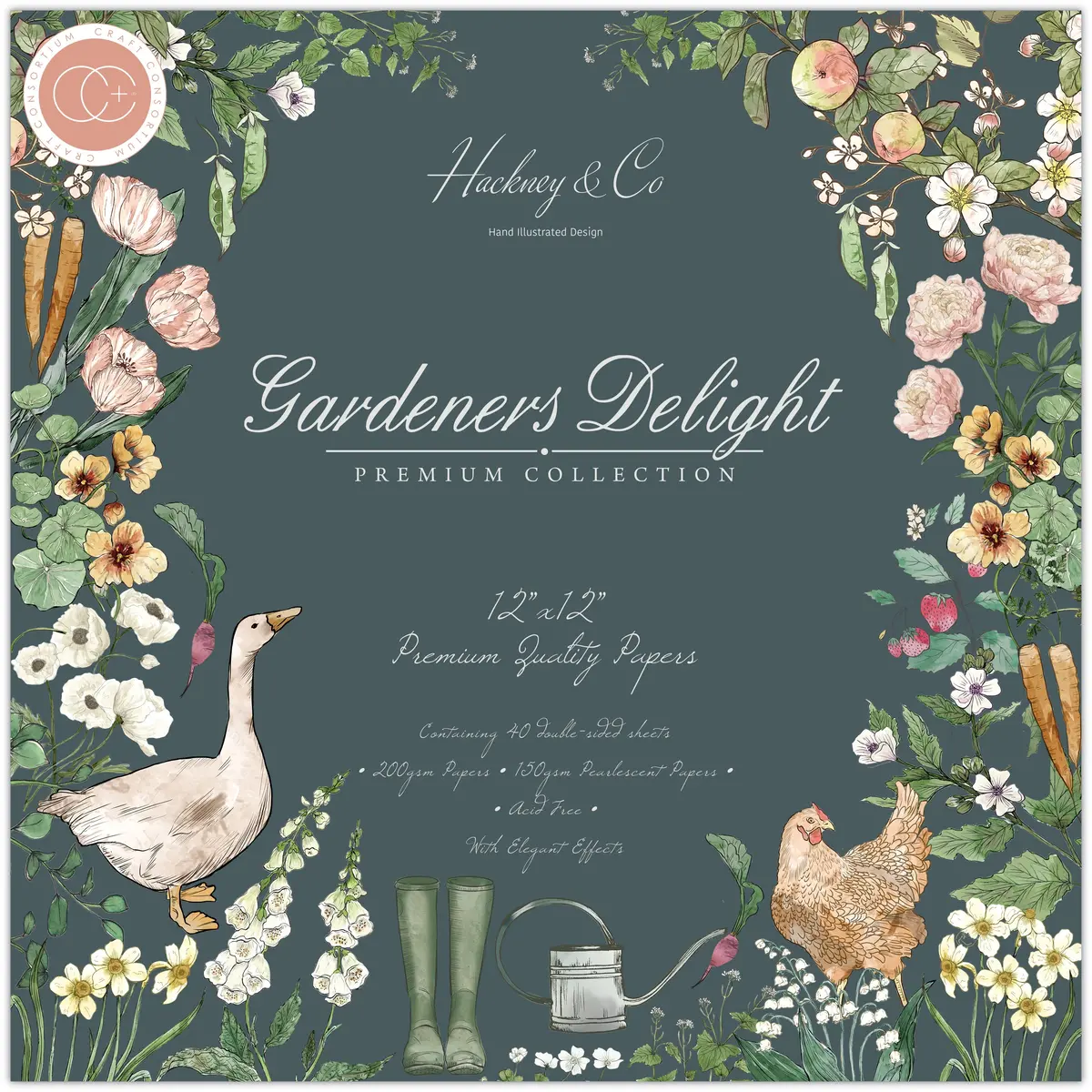 Craft Consortium Gardeners Delight - 12X12 Pad 1