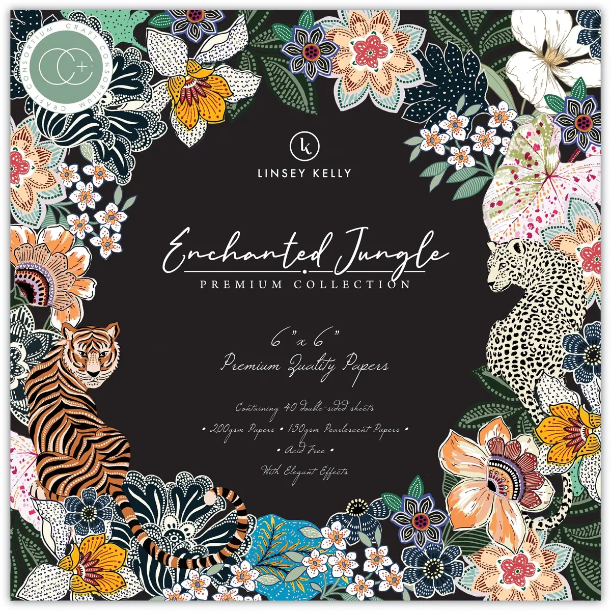 Craft Consortium Enchanted Jungle - 6X6 Paper Pad 1