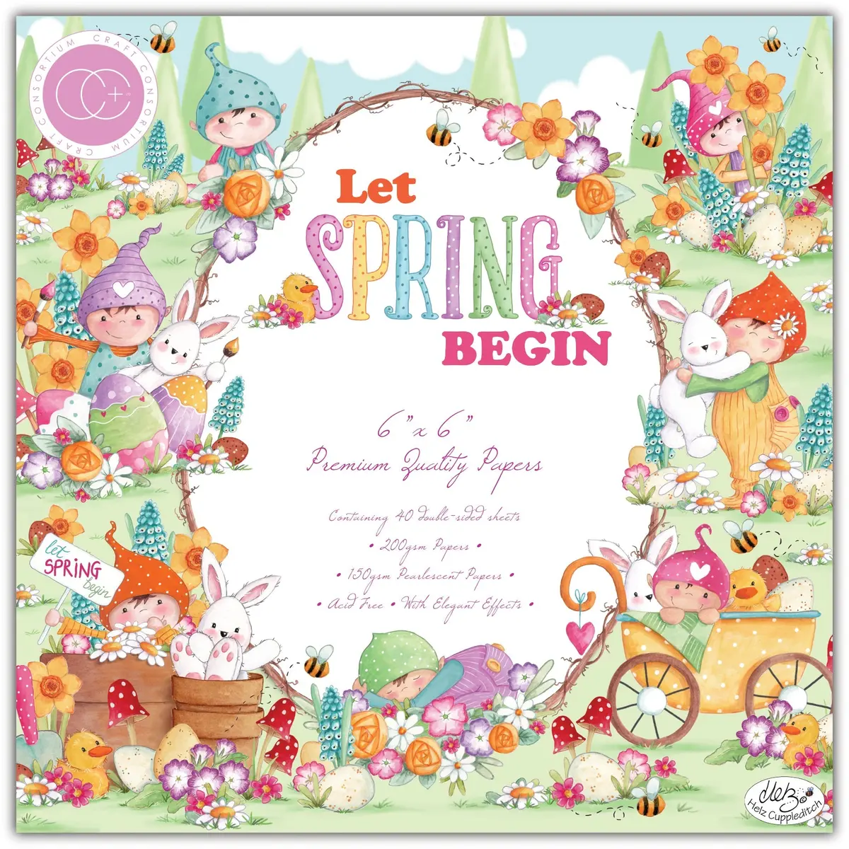 Craft Consortium Let Spring Begin - 6X6 Paper Pad 1