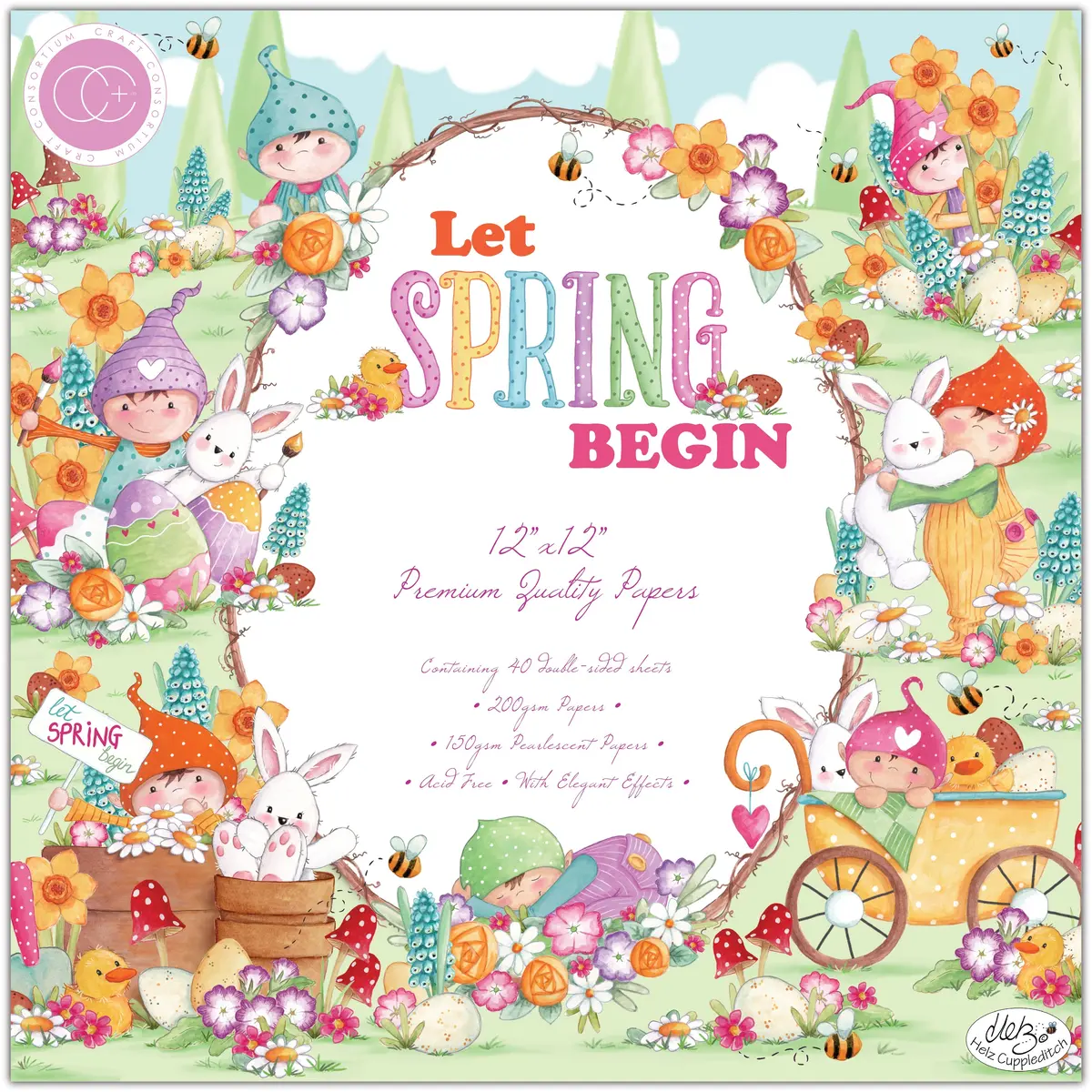 Craft Consortium Let Spring Begin - 12X12 Paper Pad 1