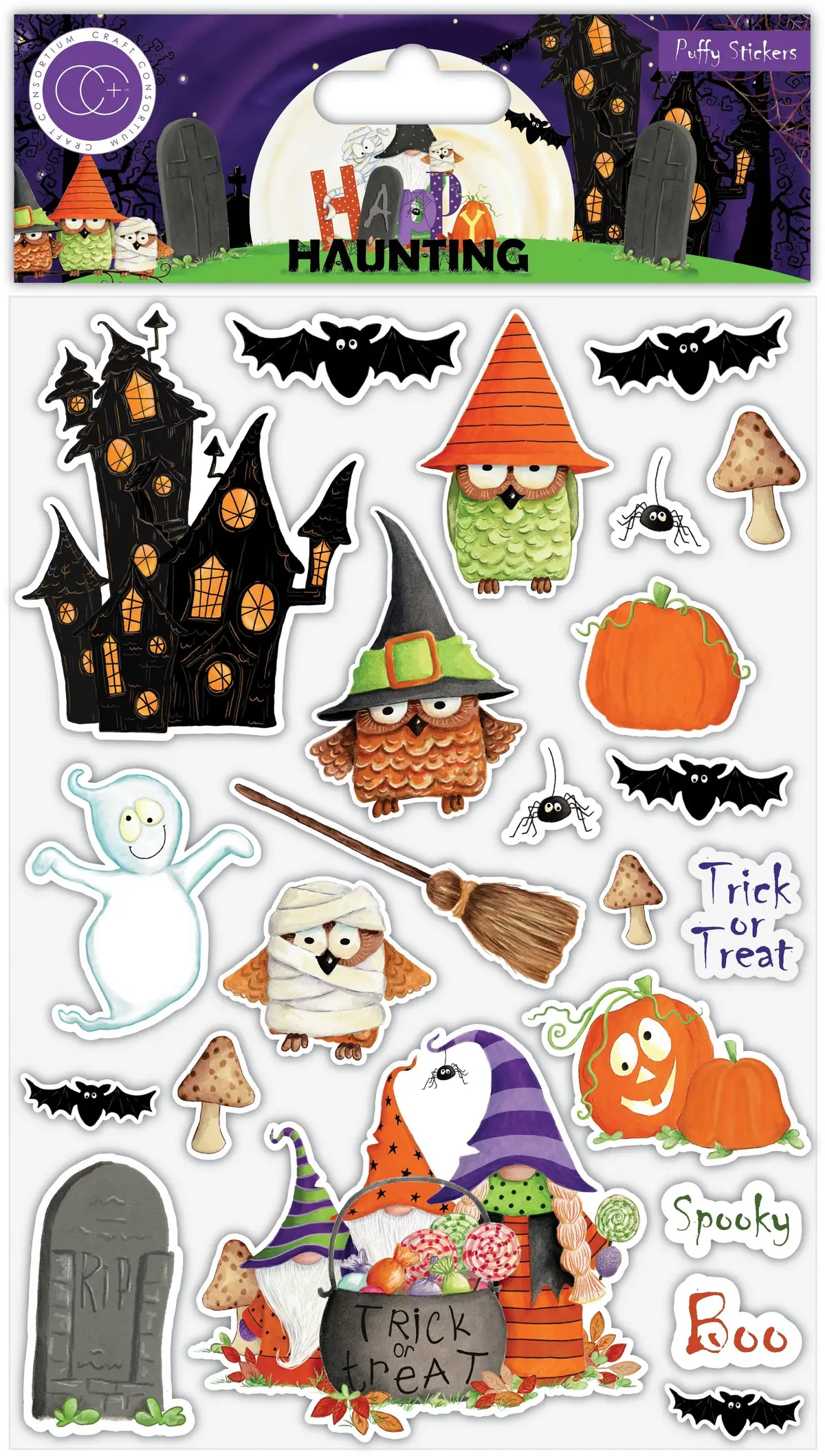 Happy Haunting - Puffy Stickers 1
