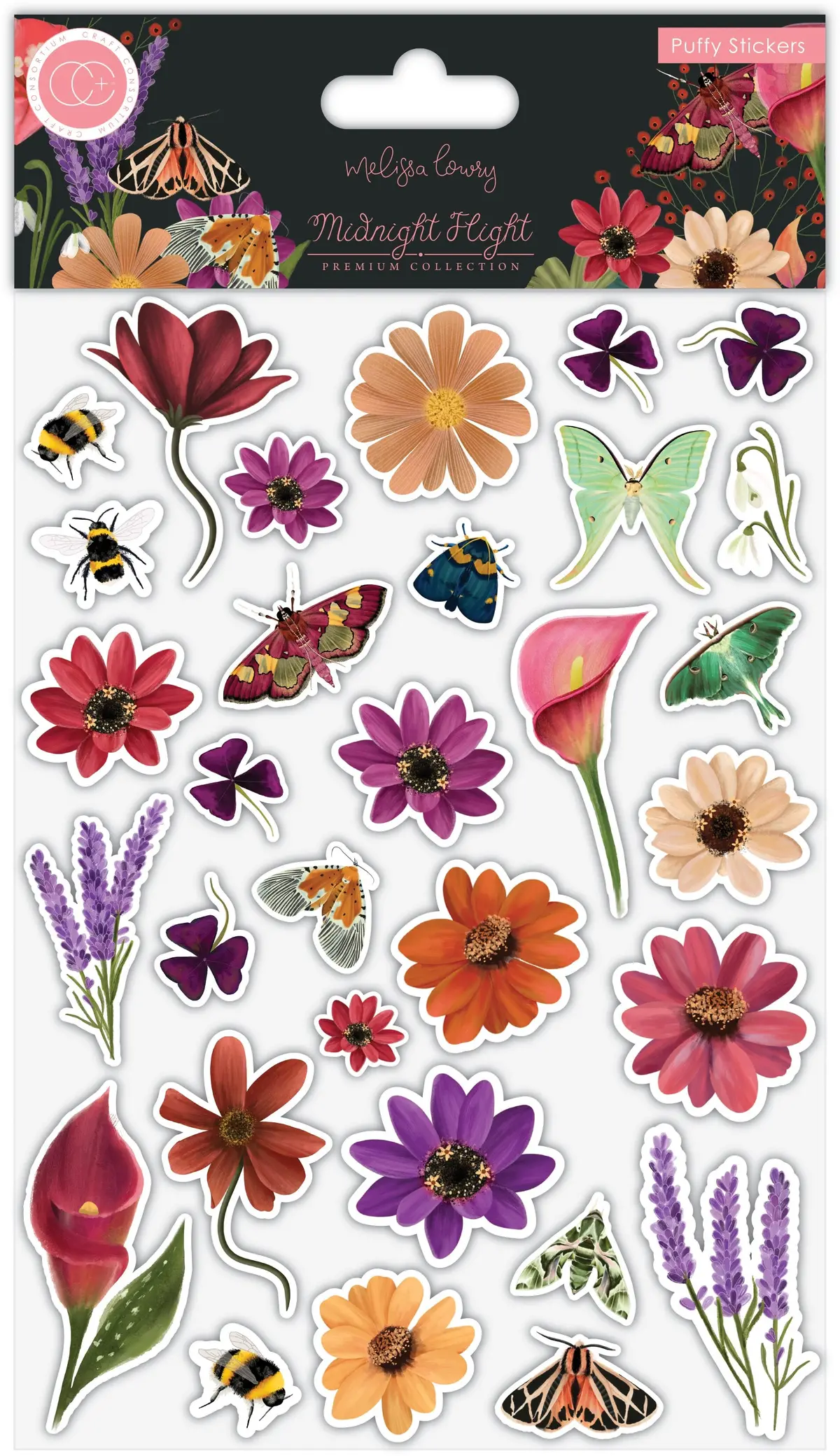 Midnight Flight - Puffy Stickers 1