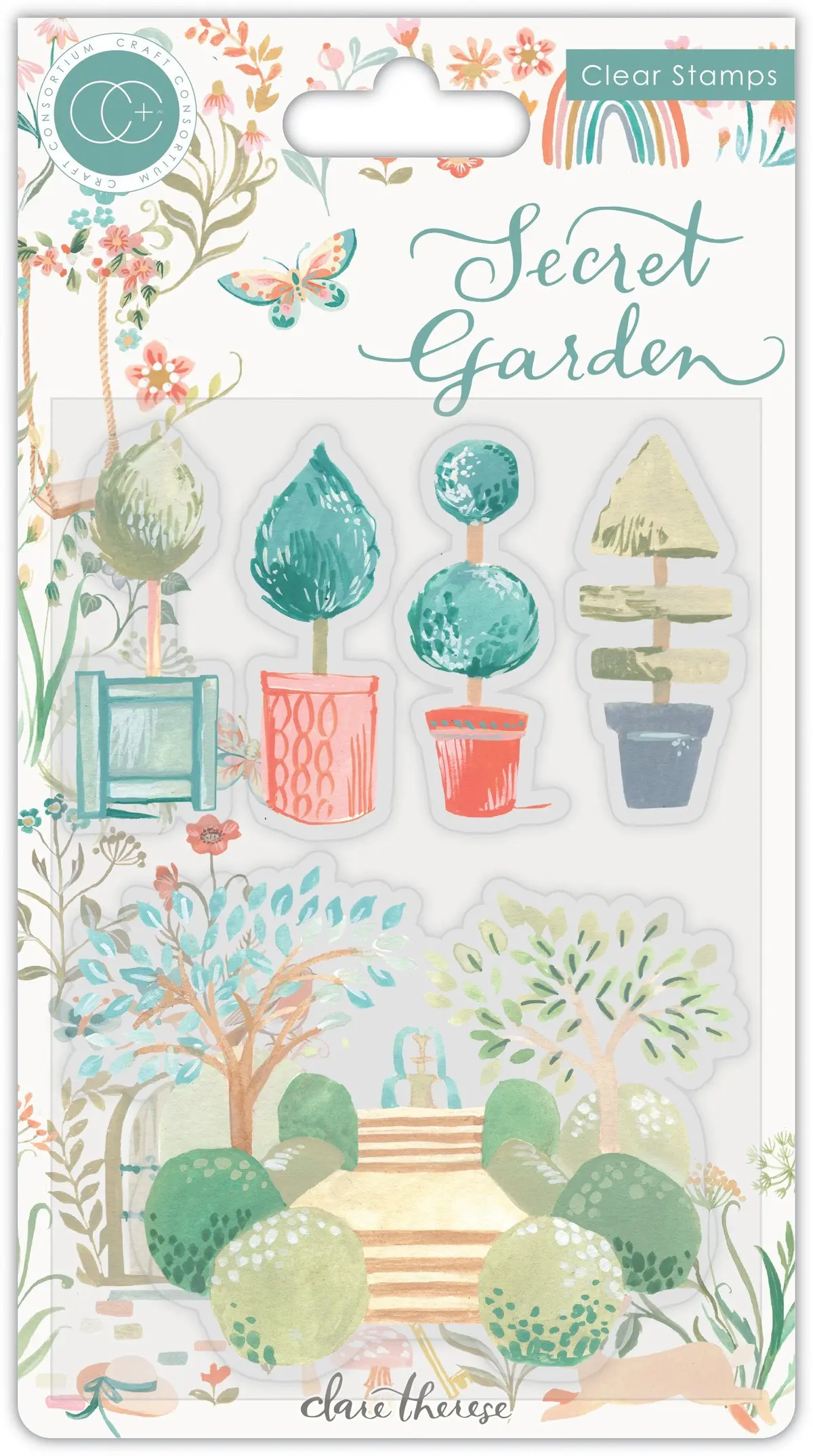 Secret Garden - Stamp Set - Topiary 1