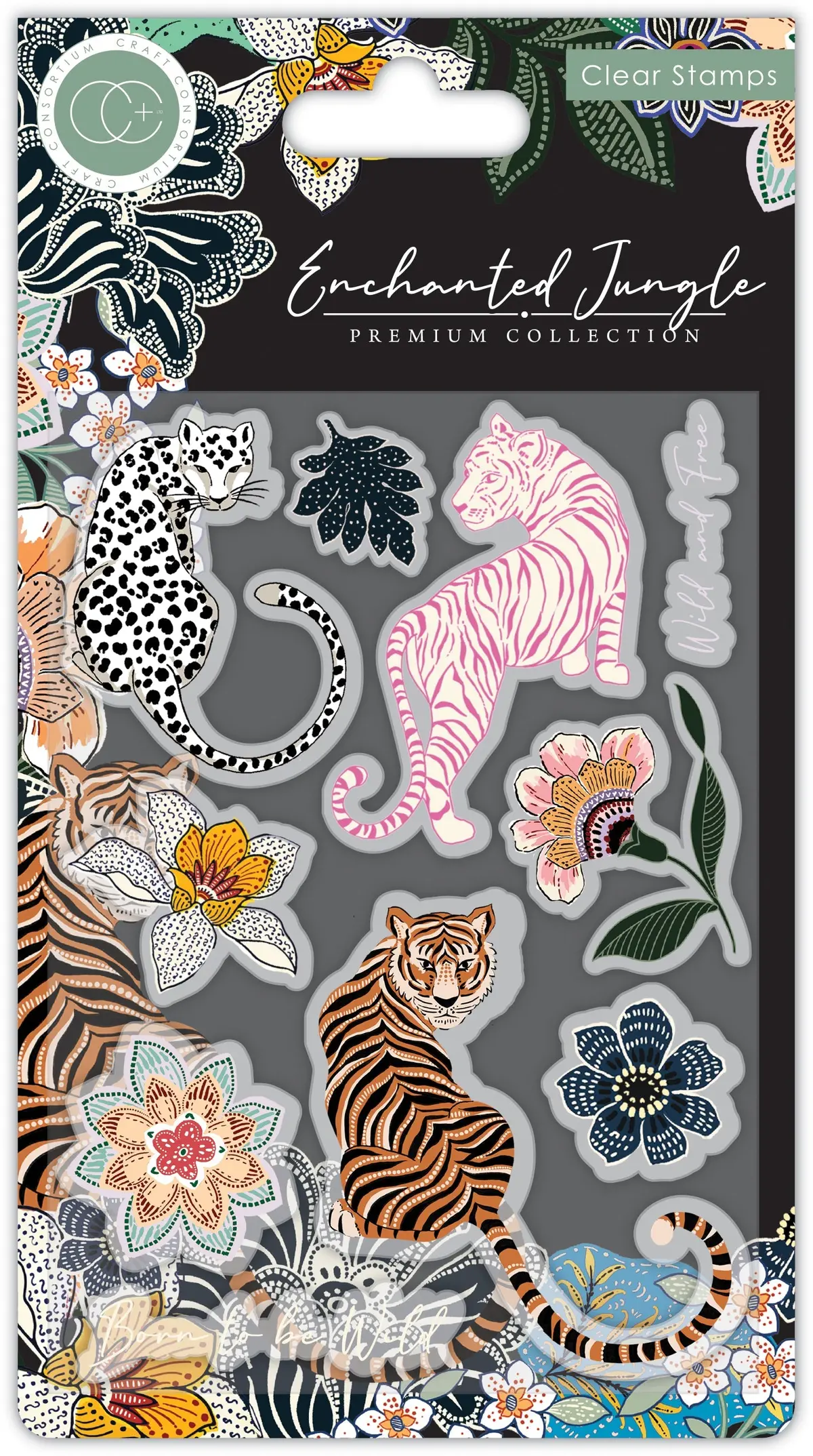 Craft Consortium Enchanted Jungle - Stamp Set 1
