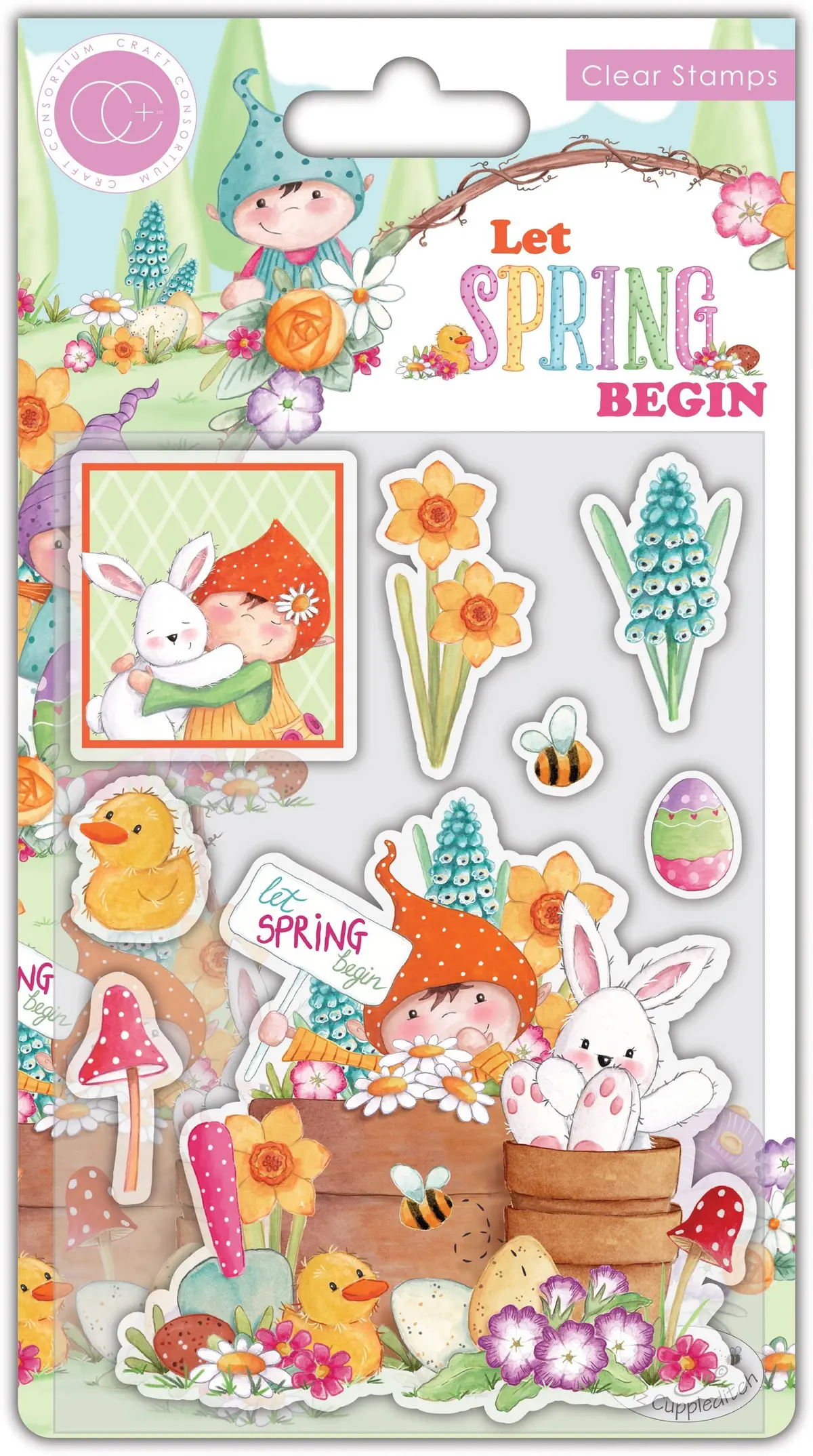 Craft Consortium Let Spring Begin - Stamp Set - Let Spring Begin 1