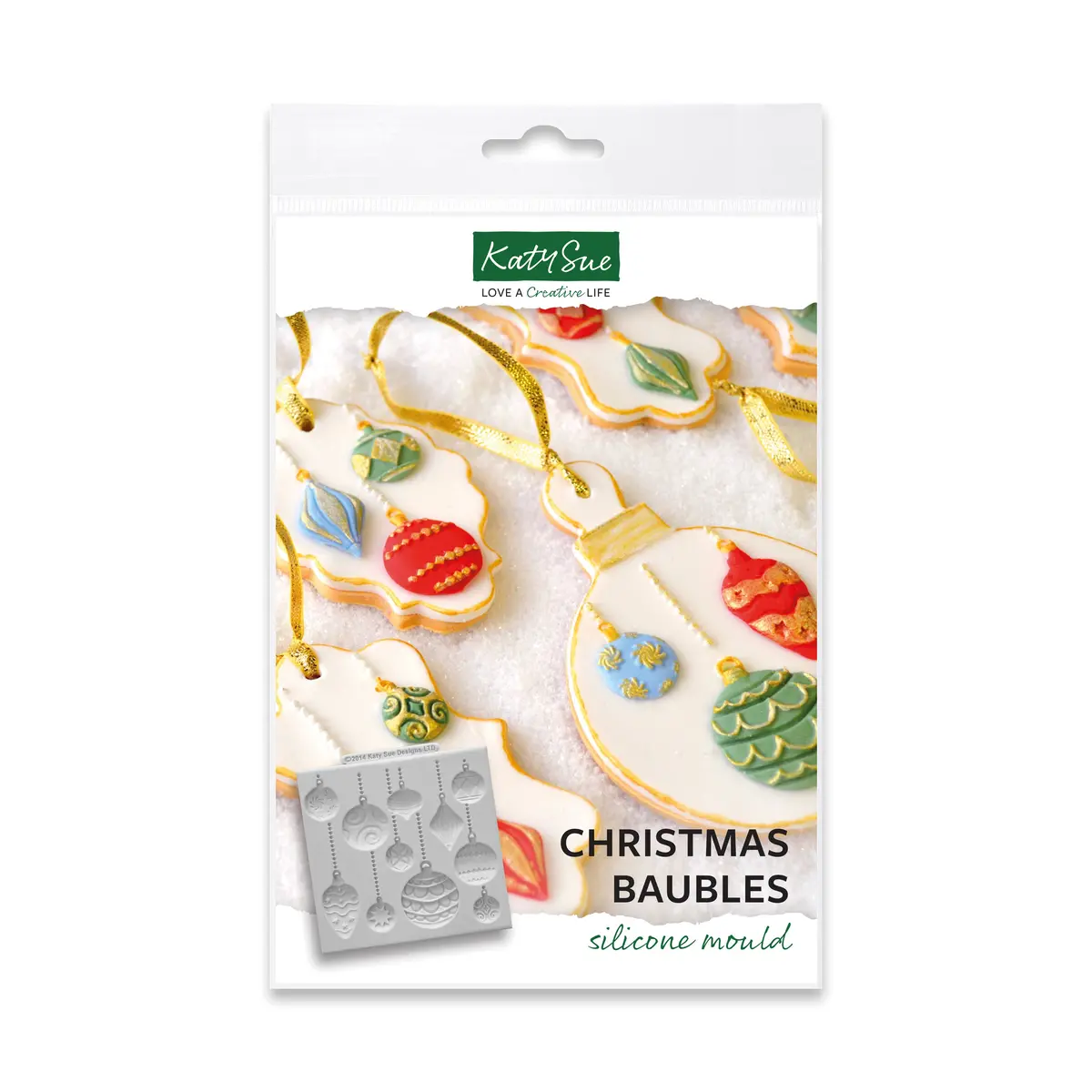 Christmas Baubles Silicone Mould 1