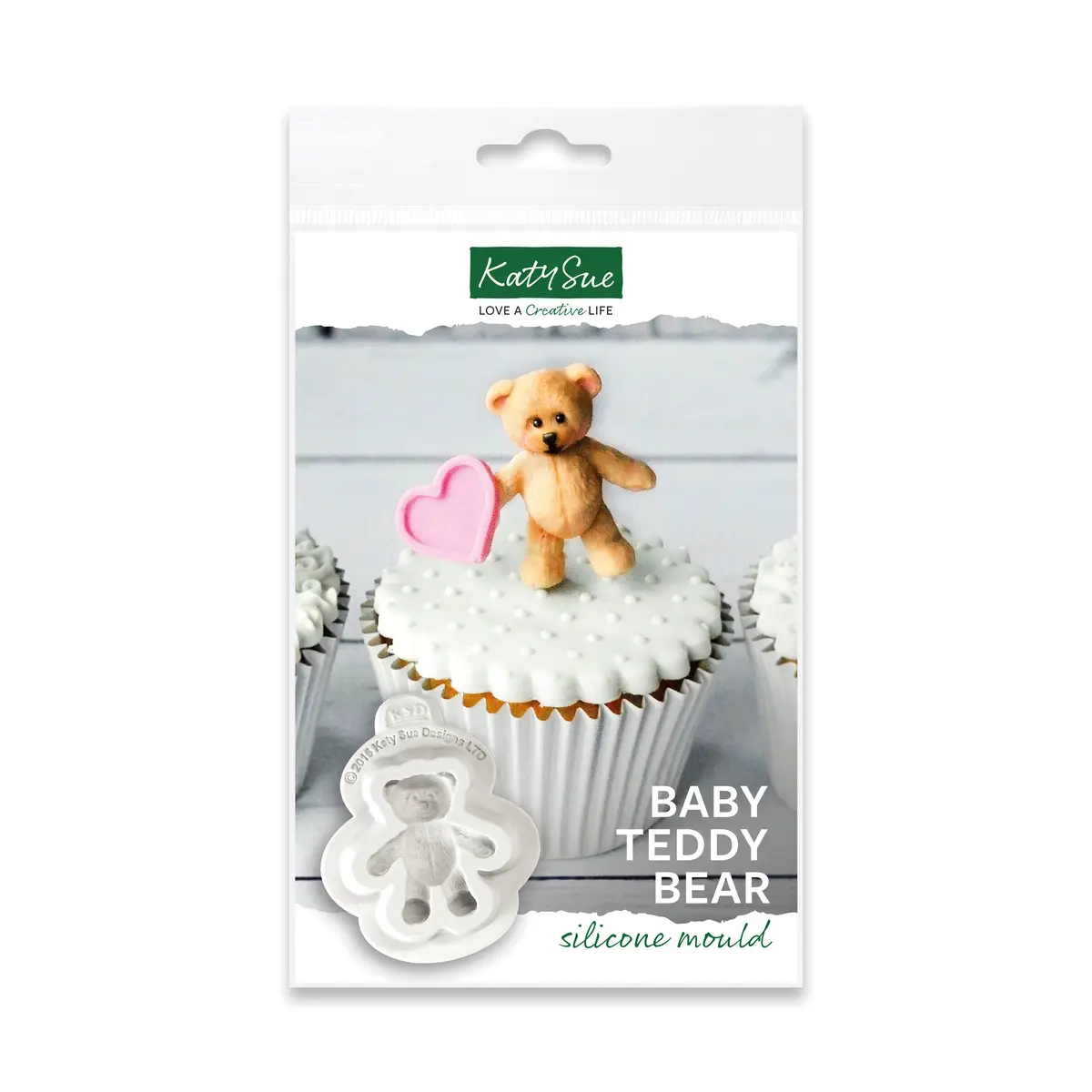 Baby Teddy Bear Silicone Mould 1