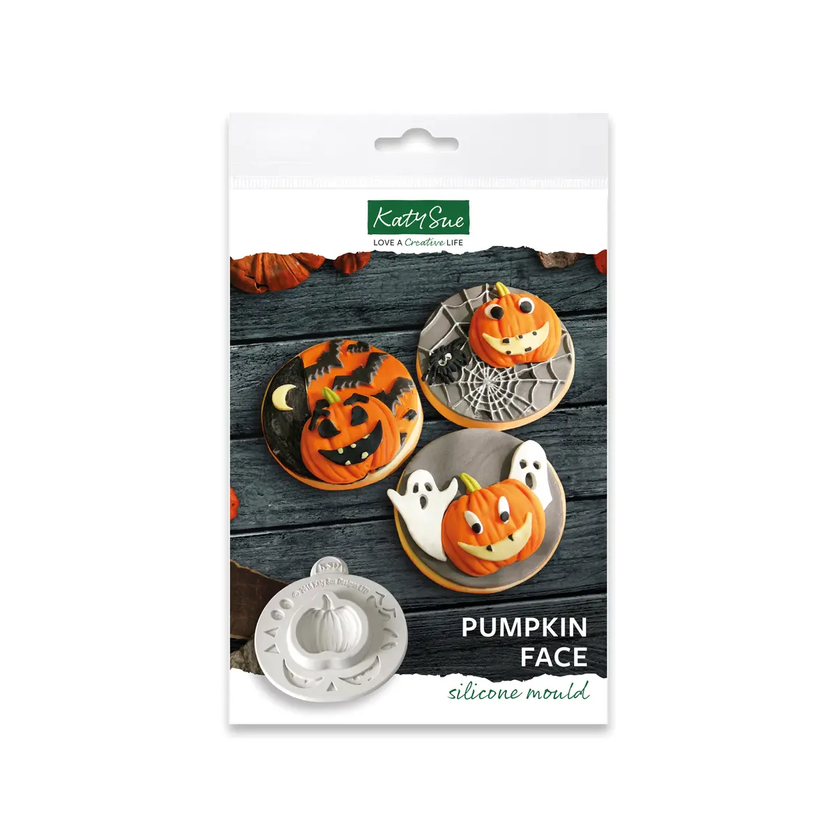 Pumpkin Face Silicone Mould 1