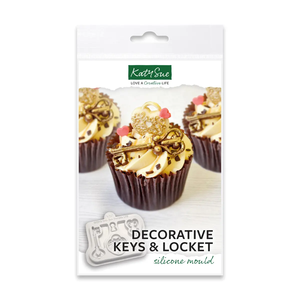 Decorative Keys & Locket Silicone Mould 1