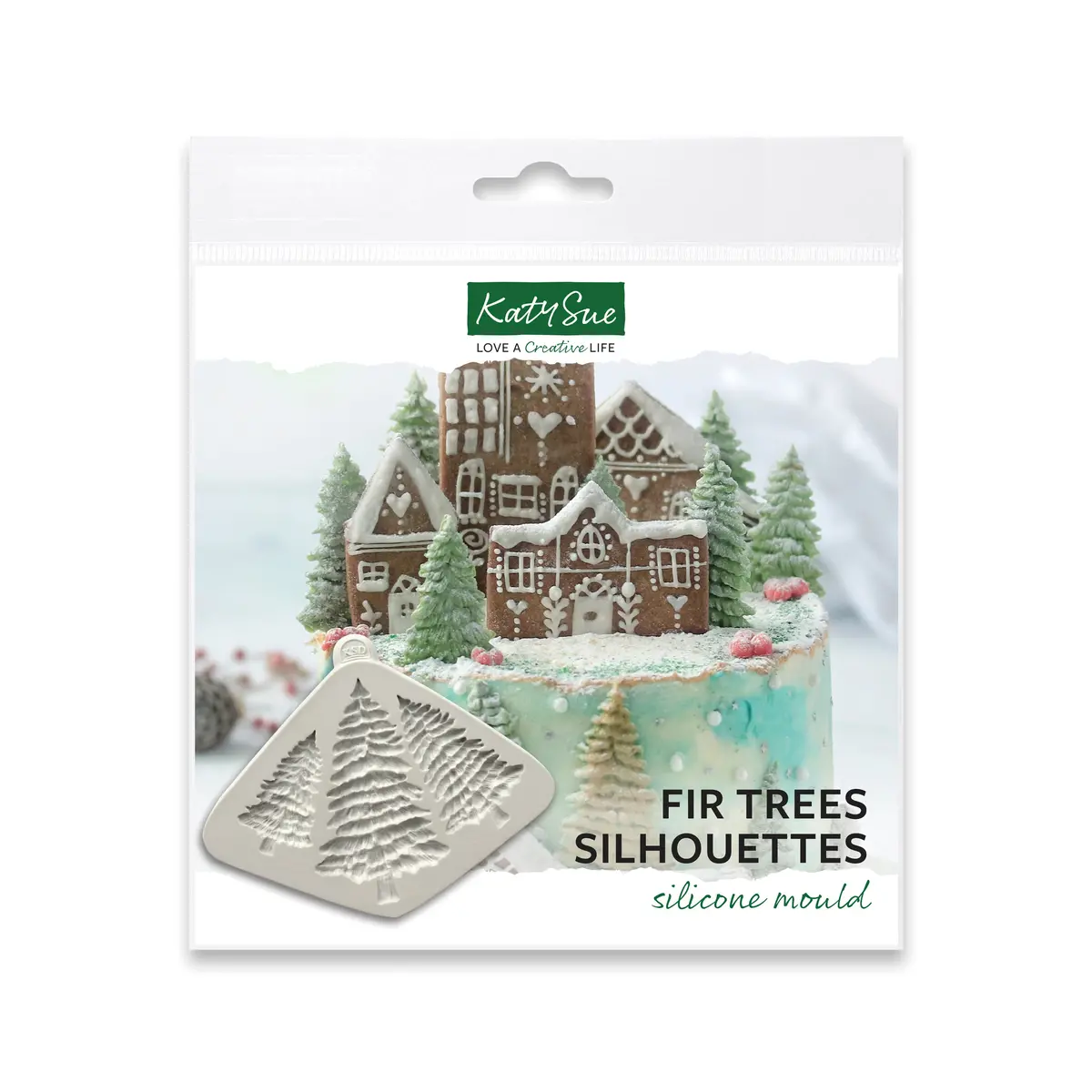 Fir Trees Silhouettes Silicone Mould 1