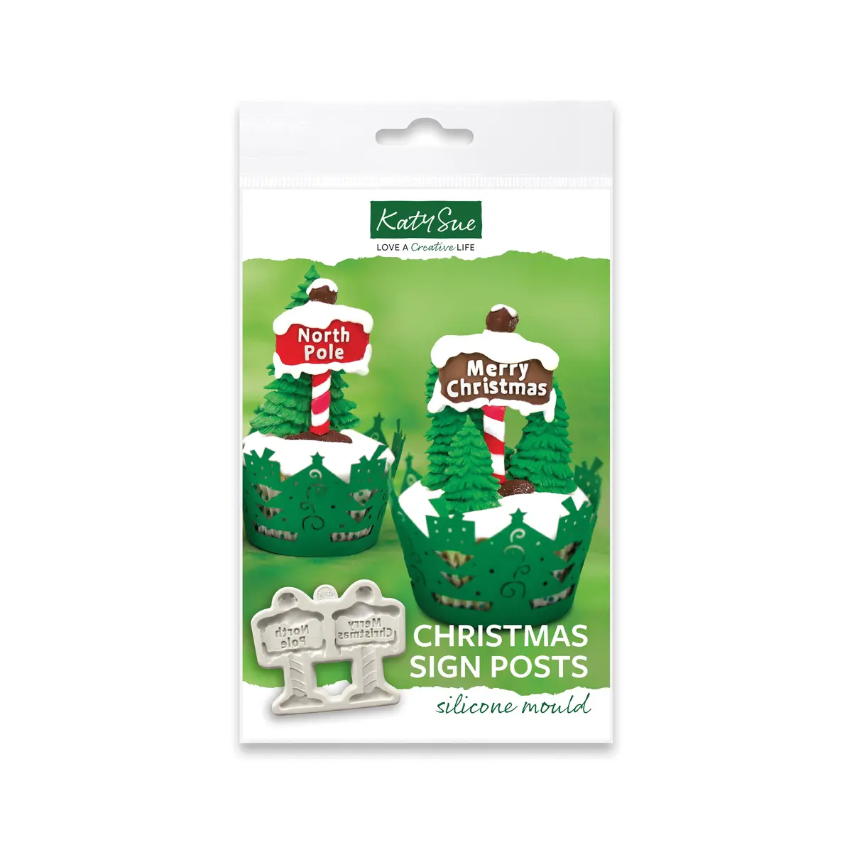 Christmas Sign Posts Silicone Mould 1