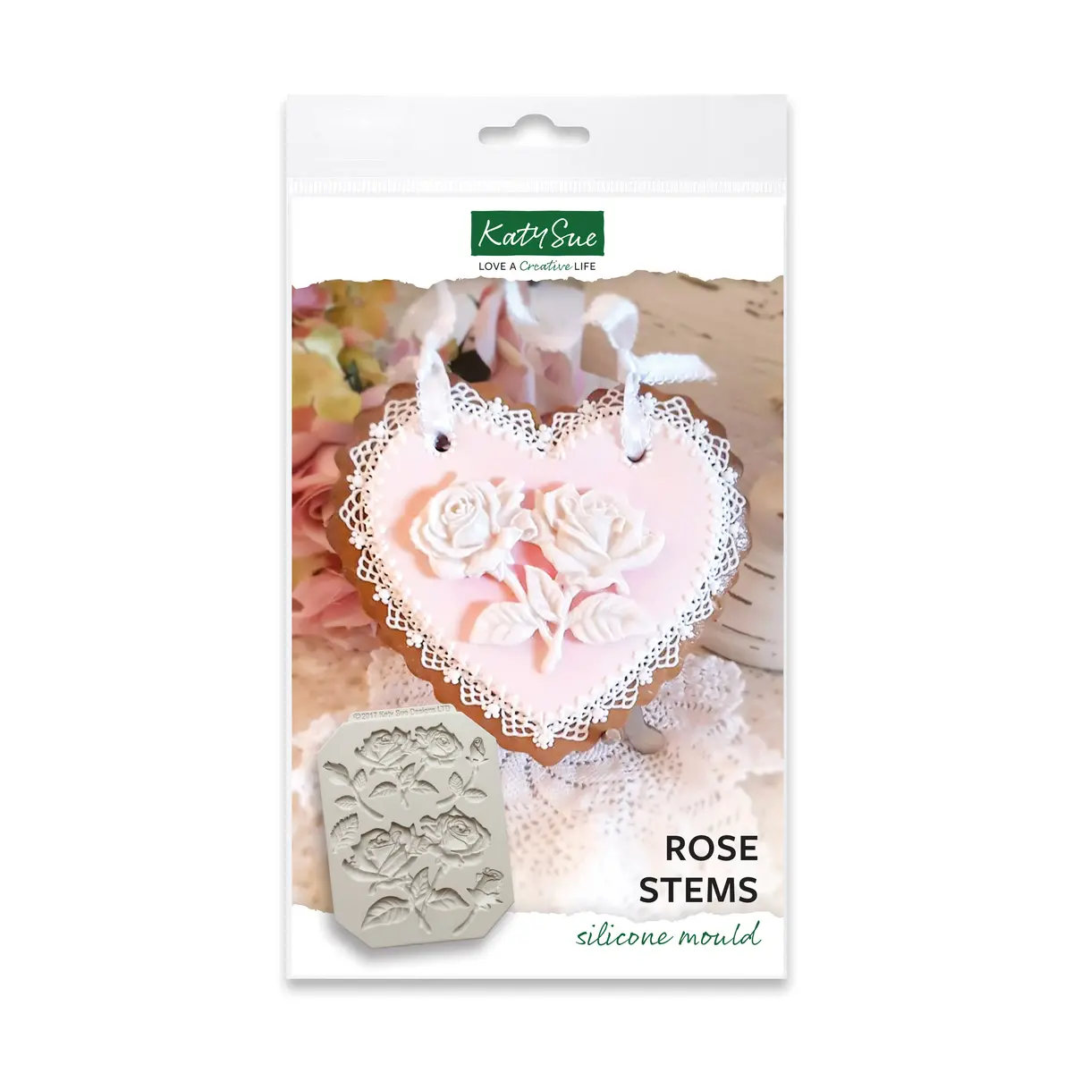 Rose Stems Silicone Mould 1
