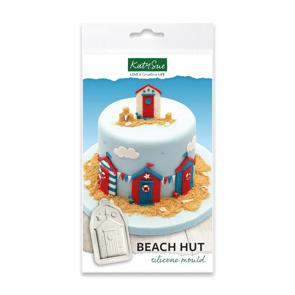 Beach Hut Silicone Mould 1