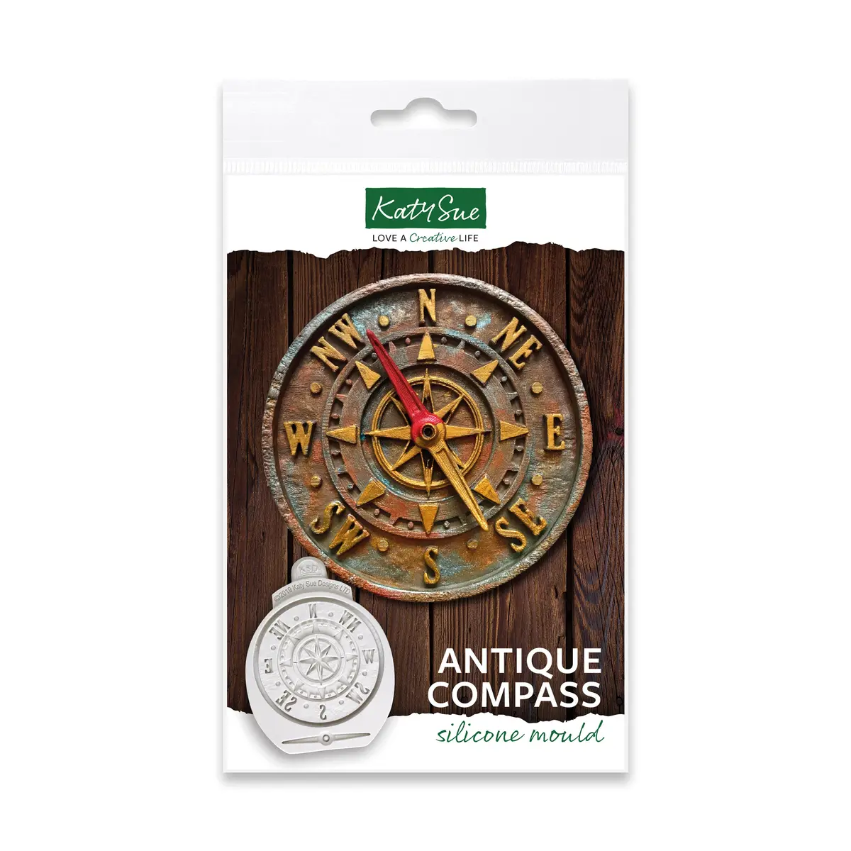 Antique Compass Silicone Mould 1