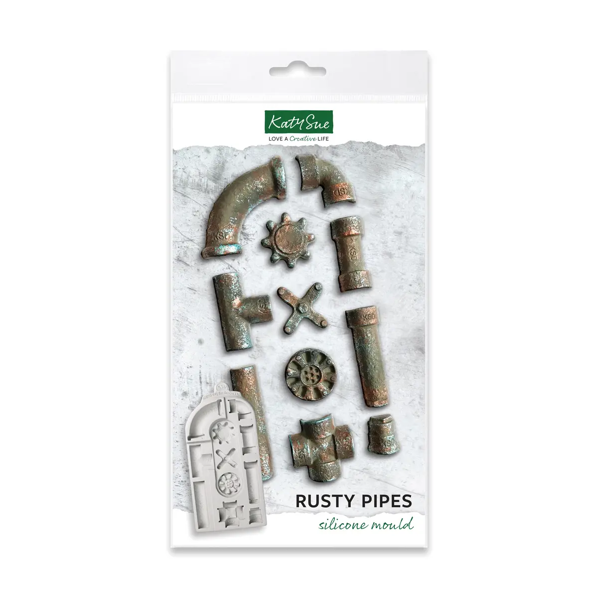 Rusty Pipes Silicone Mould 1
