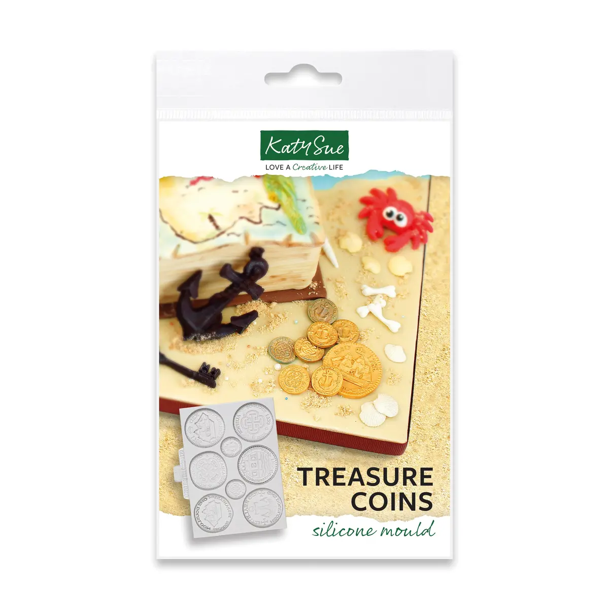 Treasure Coins Silicone Mould 1