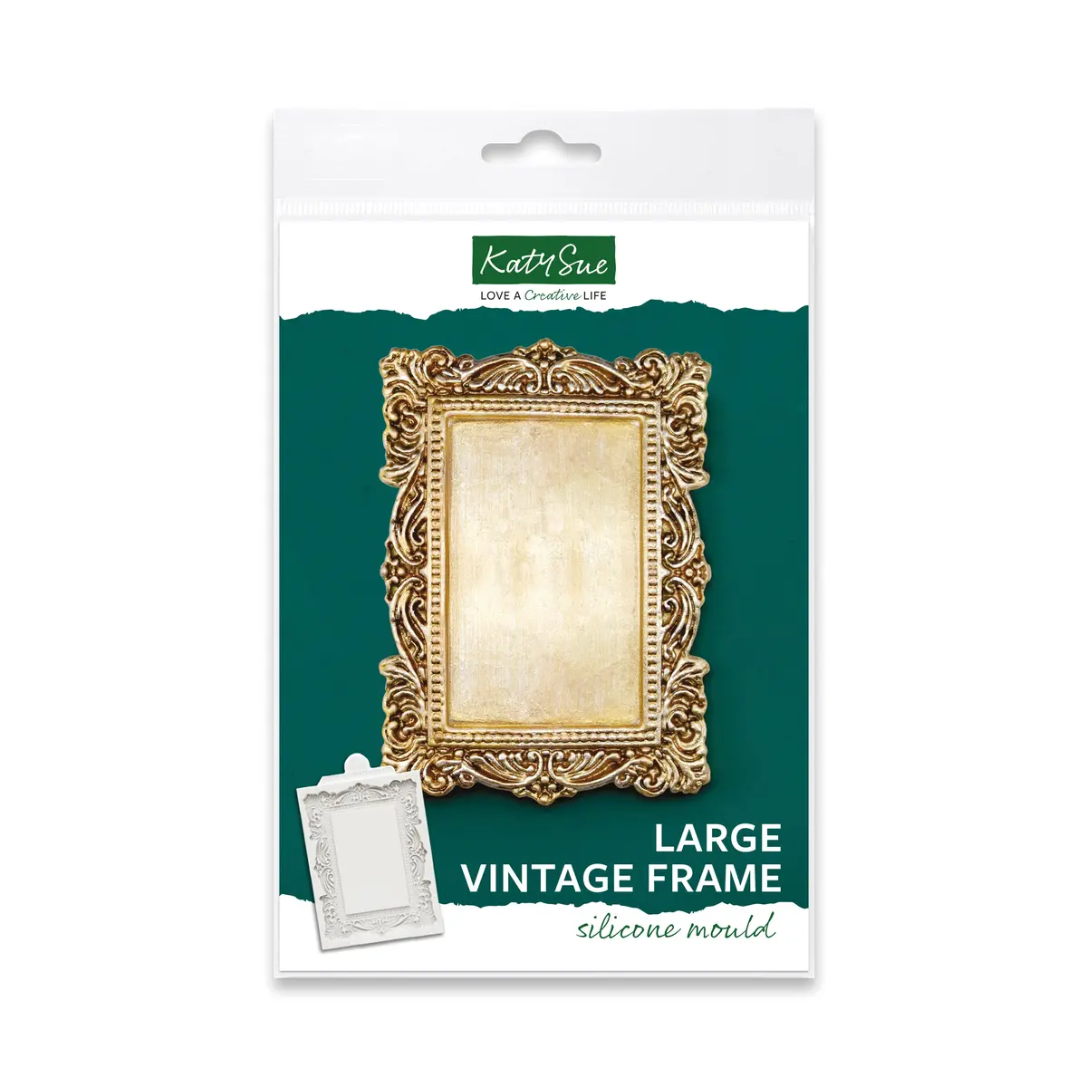 Large Vintage Frame Silicone Mould 1