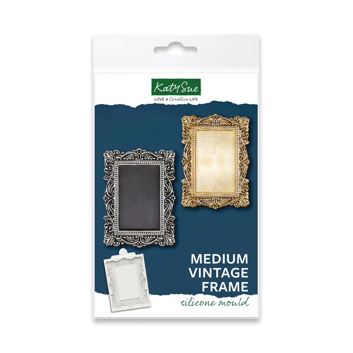 Medium Vintage Frame Silicone Mould 1