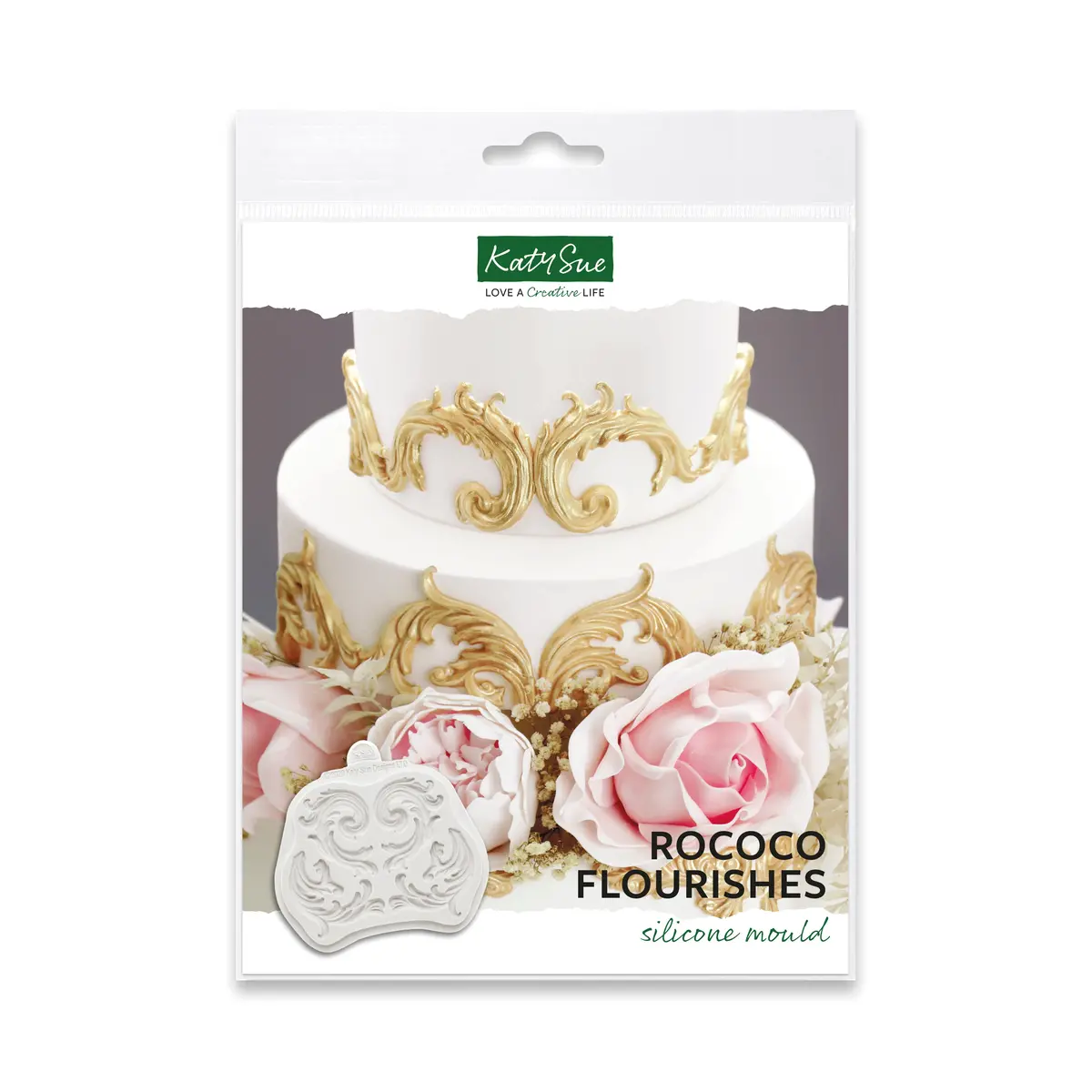 Rococo Flourishes Silicone Mould 1