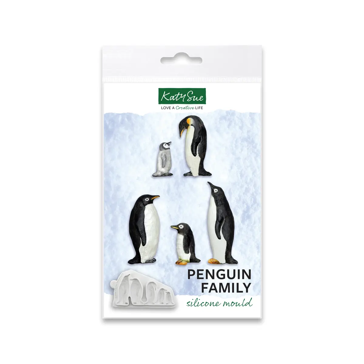 Penguin Family Silicone Mould 1