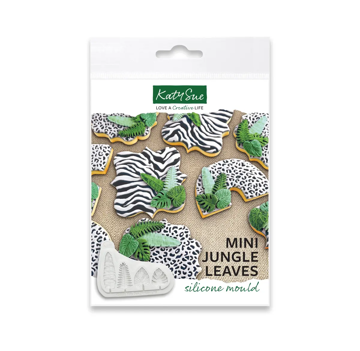 Mini Jungle Leaves Silicone Mould 1