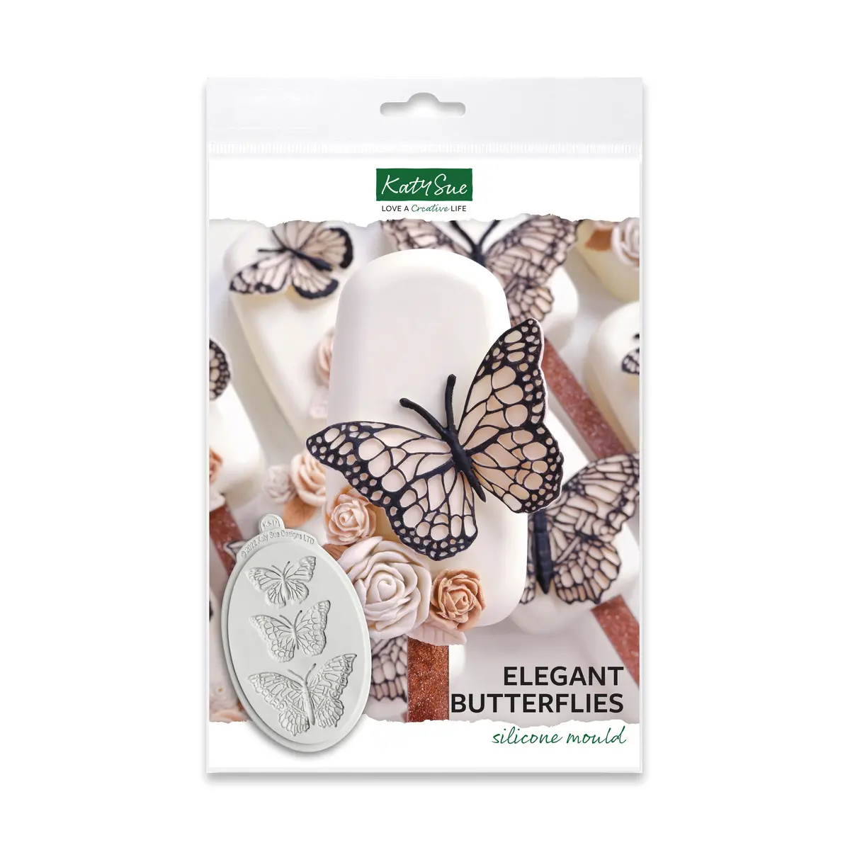 Elegant Butterflies Silicone Mould 1