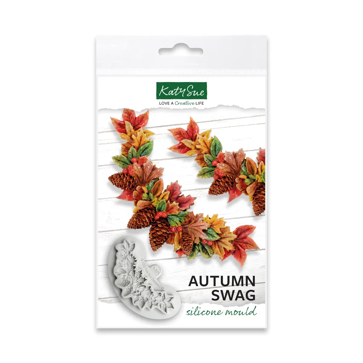 Autumn Swag Silicone Mould 1