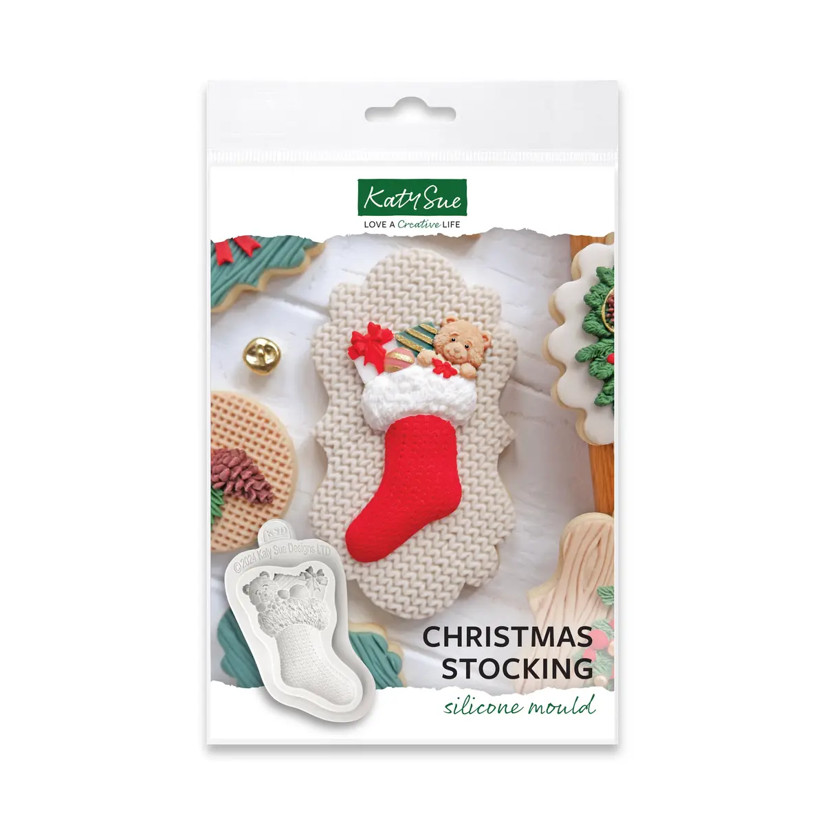Christmas Stocking Silicone Mould 1