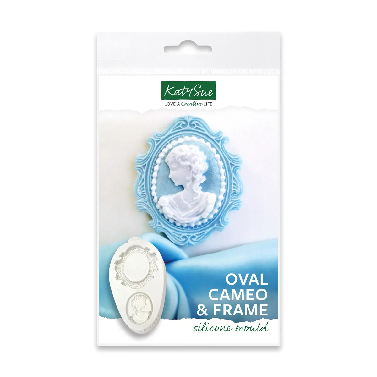 Oval Cameo & Oval Frame Silicone Mould 1