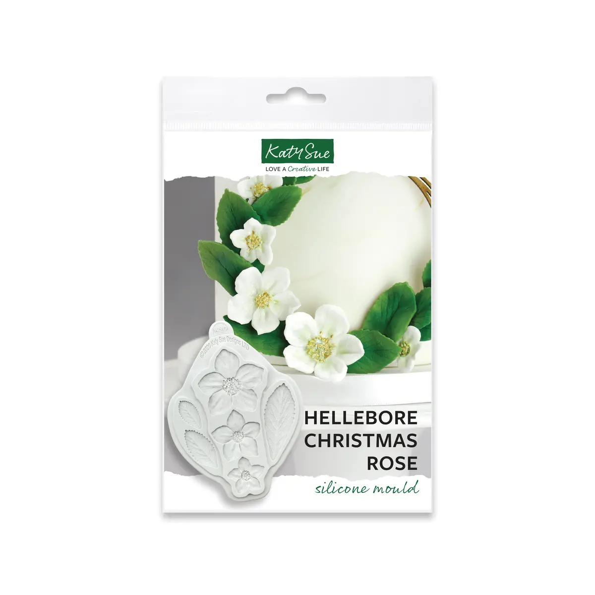Hellebore - Christmas Rose Silicone Mould 1