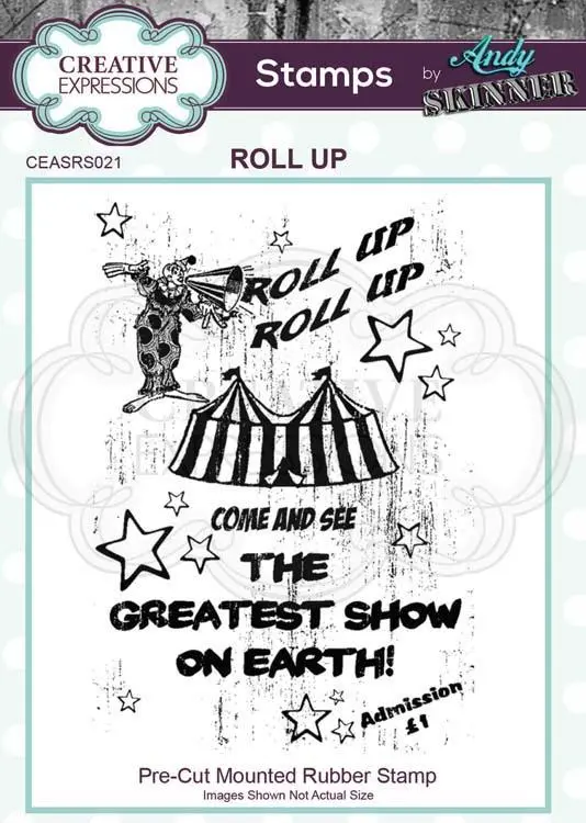 Pre Cut Rubber Stamp By Andy Skinner Roll Up 1
