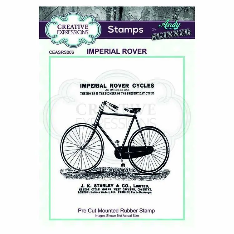 Creative Expressions Pre Cut Rubber Stamp By Andy Skinner Imperial Rover 1