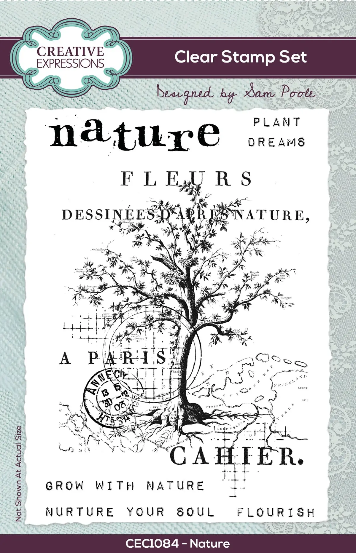 Creative Expressions Sam Poole Nature 4 In X 6 In Clear Stamp Set 1