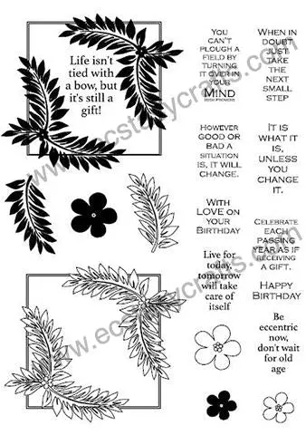 Creative Expression Stamp -  Fern Elements 1