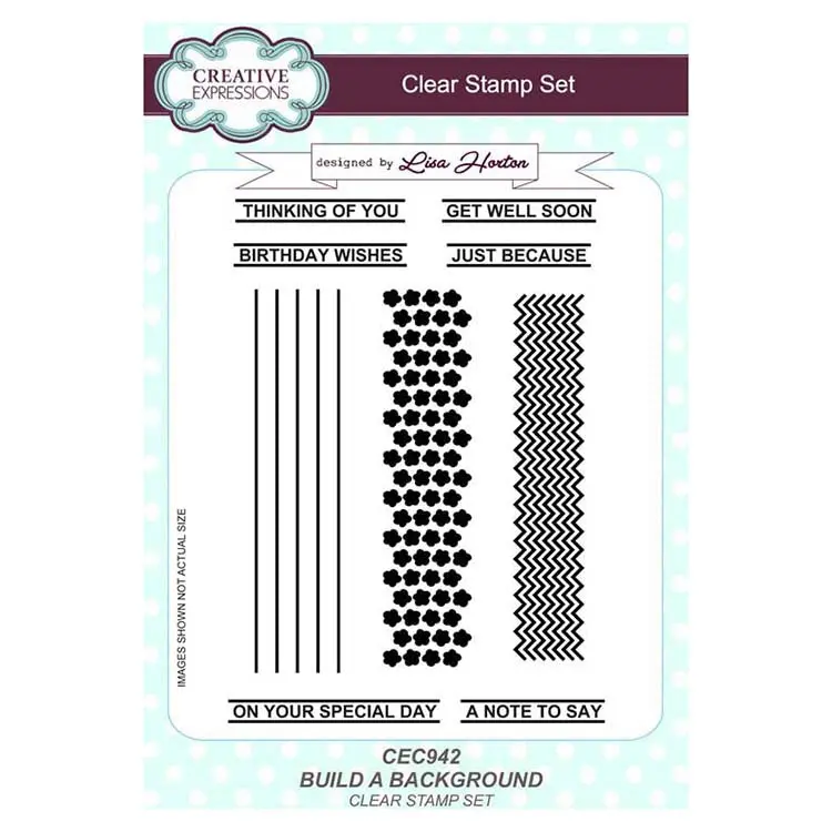 Build A Background A5 Clear Stamp Set 1