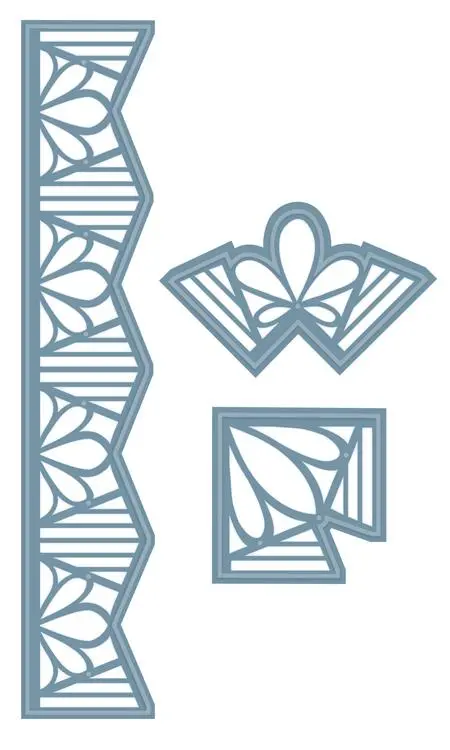 Indian Ocean Collection Border And Corners Die 1