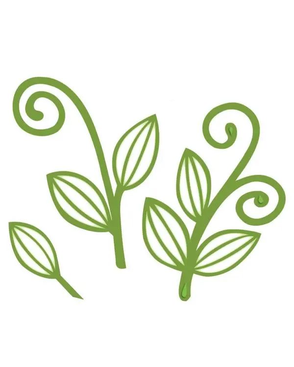 Sue Wilson Dies - Finishing Touches Collection - Curled Vines 1