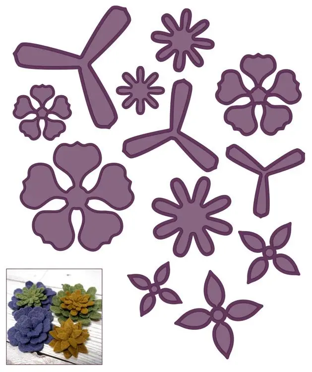 Finishing Touches Collection Succulent Garden Die 1