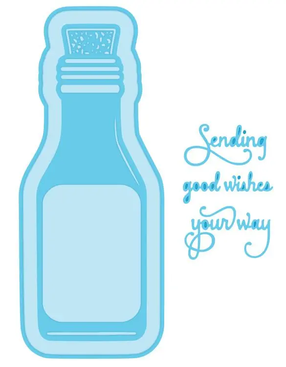 Fillables Collection Message In A Bottle Die 1