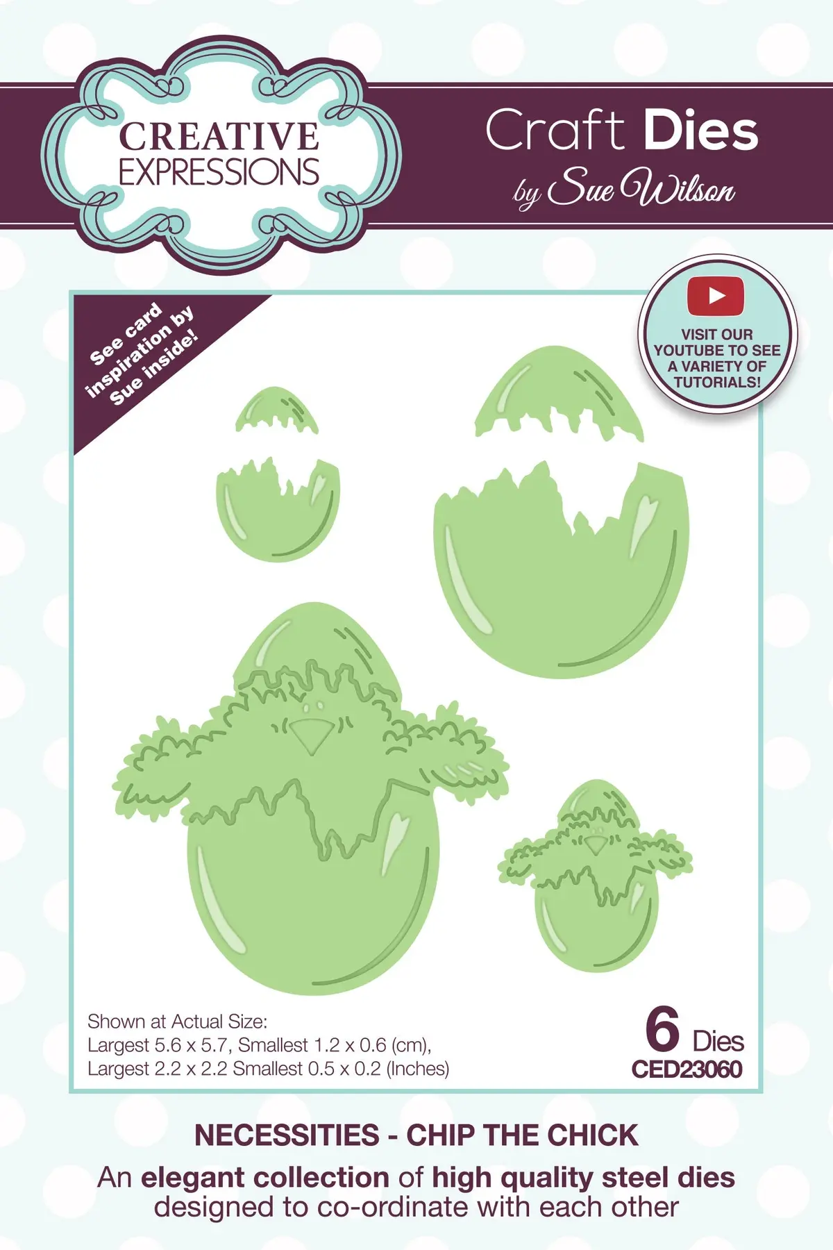Creative Expressions Sue Wilson Necessities Chip The Chick Craft Die 1