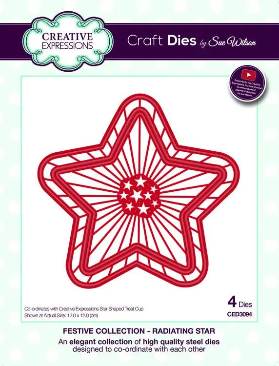 Festive Collection Radiating Star 1