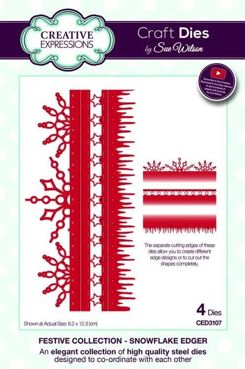 Festive Collection Snowflake Edger 1