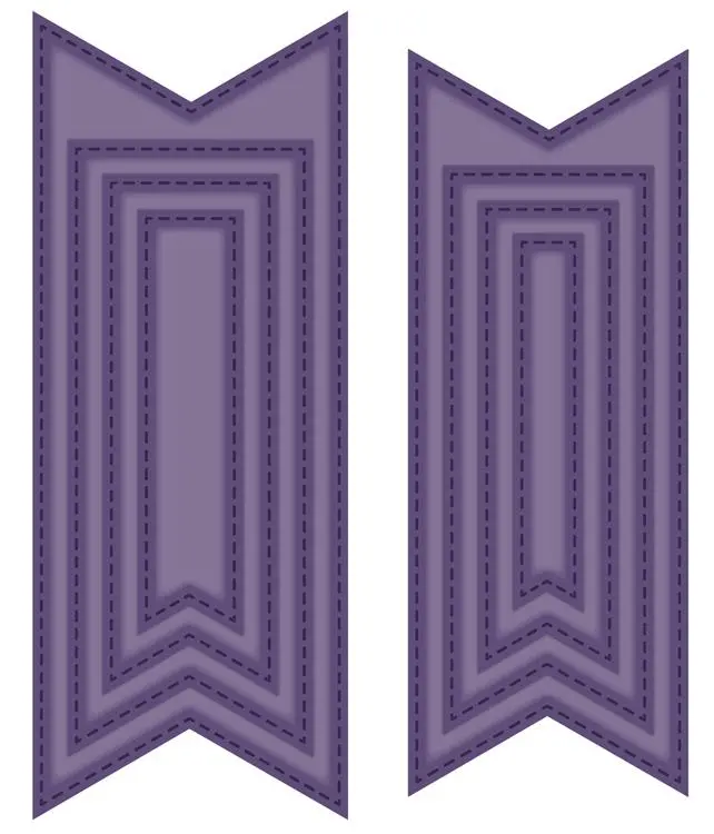 Frames & Tags Collection Stitched Flags Die 1