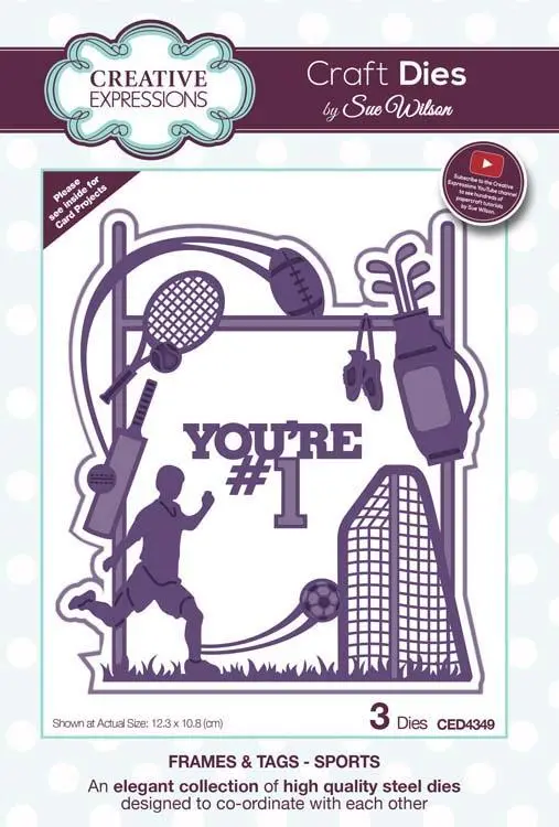 Frames And Tags Collection Sports Die 1