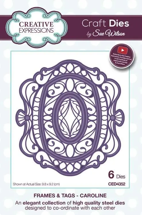 Frames And Tags Collection Caroline Die 1