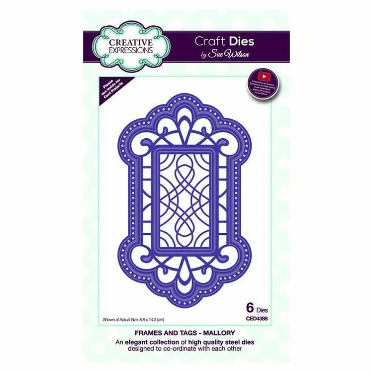 Dies By Sue Wilson Frames And Tags Collection Mallory 1
