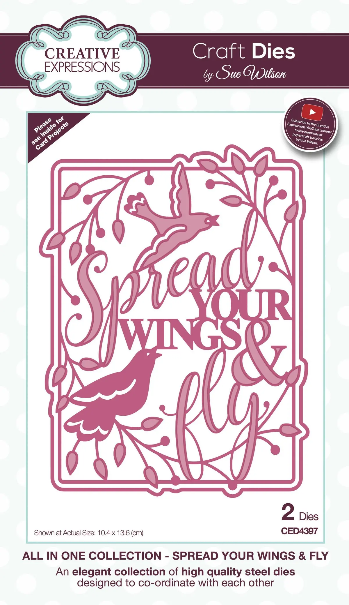Dies By Sue Wilson All In One Spread Your Wings & Fly 1