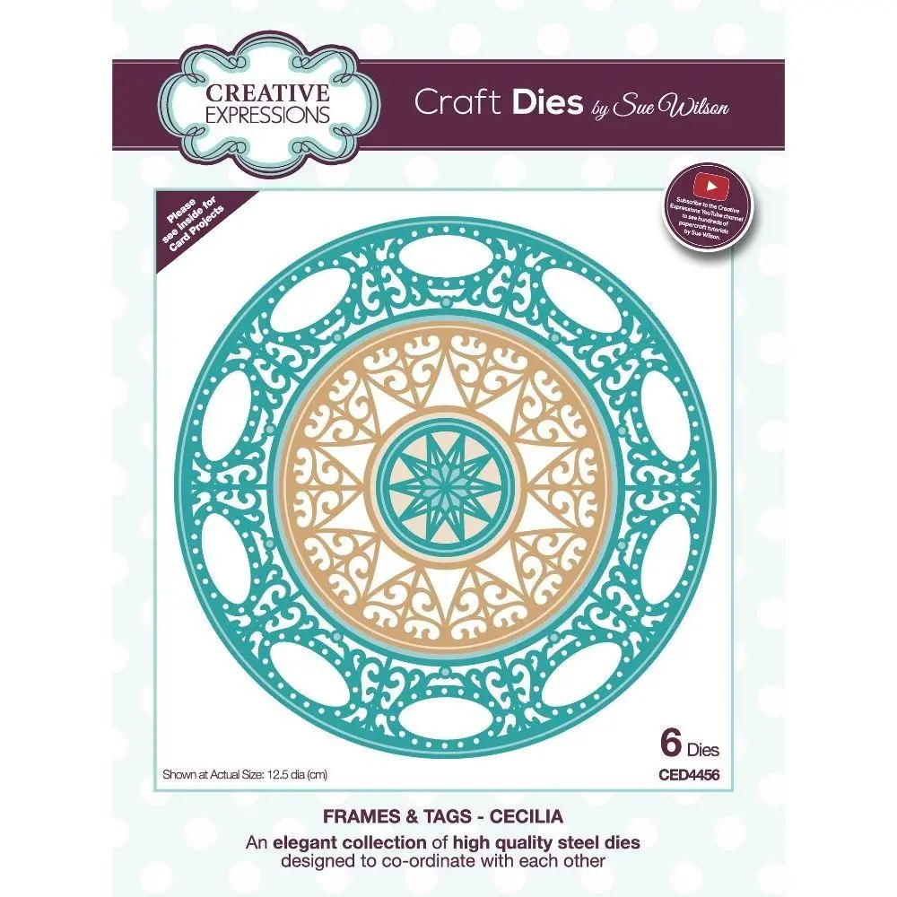 Sue Wilson Frames & Tags Cecilia Craft Die 1