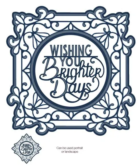 Expressions Ornate Frame - Brighter Days Die 1