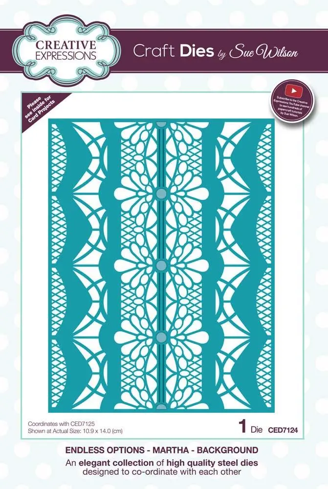 Dies By Sue Wilson Endless Options Collection Martha - Background 1